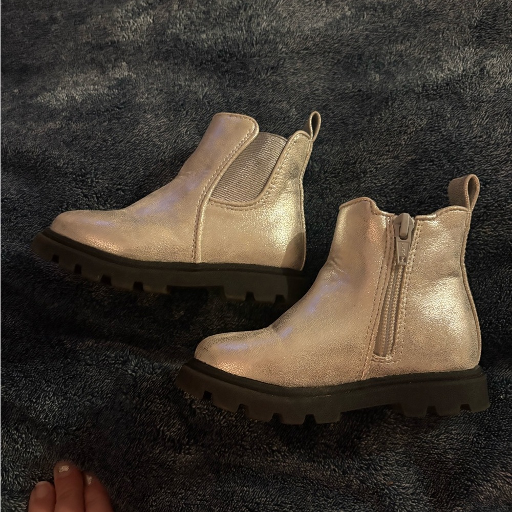 Jumping Beans Kids Silver Boots